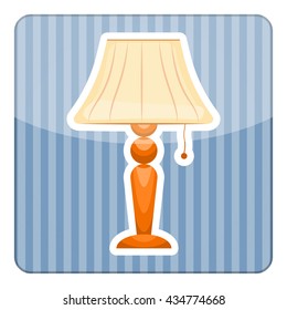 Table lamp icon