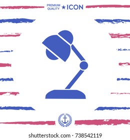 Table lamp icon
