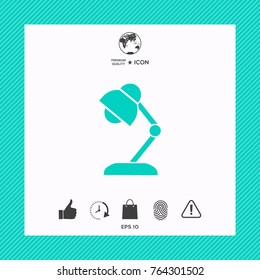 Table lamp icon