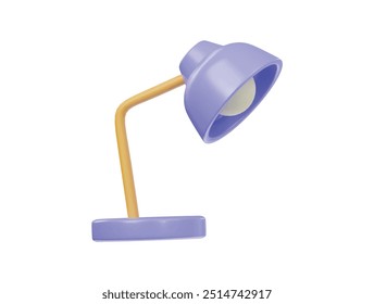 Icono de lámpara de mesa Ilustración de rener 3d 