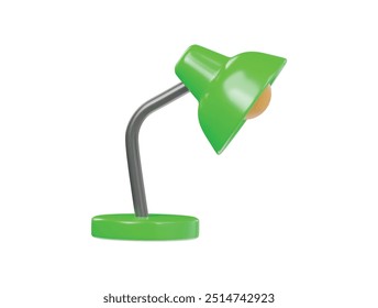 Ilustração do rener 3d do ícone da lâmpada de mesa 