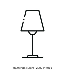 Table lamp icon to brighten room