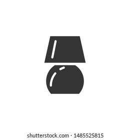 Table lamp icon. Bulb. New trendy table lamp vector illustration icon