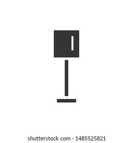 Table lamp icon. Bulb. New trendy table lamp vector illustration icon