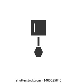 Table lamp icon. Bulb. New trendy table lamp vector illustration icon