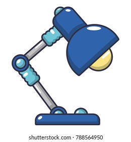 Table lamp icon. Cartoon illustration of table lamp vector icon for web