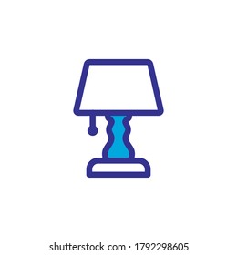 table lamp icon color style design