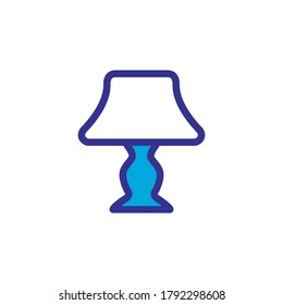 table lamp icon color style design