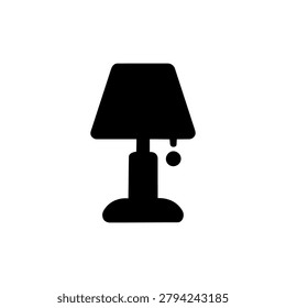 Table Lamp Icon Containing Home Lighting Furniture, Interior Decor Theme, and Household Atmosphere