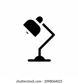 Table Lamp Icon - Desk Light Vector, Sign and Symbol for Design, Presentation, Website or Apps Elements.