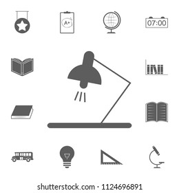 table lamp icon. Detailed set of Education icons. Premium quality graphic design sign. One of the collection icons for websites, web design, mobile app on white background