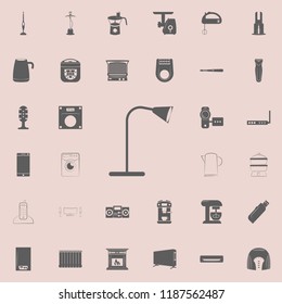 table lamp icon. Electro icons universal set for web and mobile