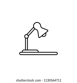 table lamp icon. Element of education icon for mobile concept and web apps. Thin line table lamp icon can be used for web and mobile