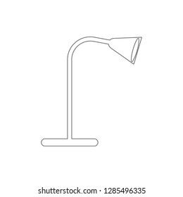 table lamp icon. Element of Electro for mobile concept and web apps icon. Thin line icon for website design and development, app development