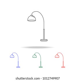 Table Lamp icon. Element of furniture and household multi colored icons for mobile concept and web apps. Thin line icon for website design and mobile app. Premium icon on white background