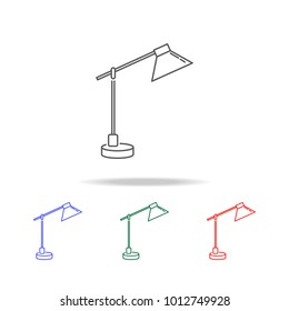 Table Lamp icon. Element of furniture and household multi colored icons for mobile concept and web apps. Thin line icon for website design and mobile app. Premium icon on white background