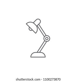 table lamp icon. Element of web icon for mobile concept and web apps. Thin line table lamp icon can be used for web and mobile. Premium icon on white background