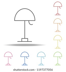 table lamp icon. Elements of Web in multi colored icons. Simple icon for websites, web design, mobile app, info graphics