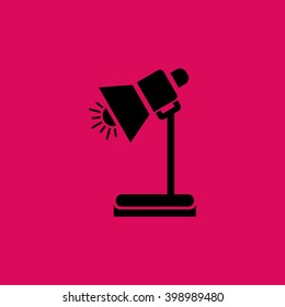 Table Lamp icon. Eps-10.