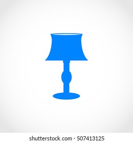 table lamp icon, flat design best vector icon