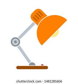 table lamp icon. flat illustration of table lamp vector icon. table lamp sign symbol