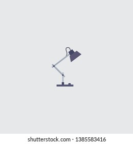 table lamp icon graphic element Illustration template design