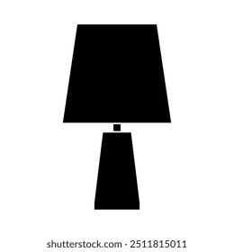 Icono de la lámpara de mesa diseño de ilustración