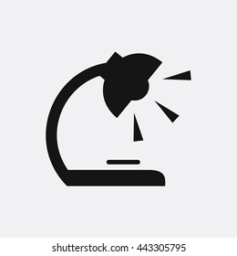 Table lamp icon illustration isolated vector sign symbol
