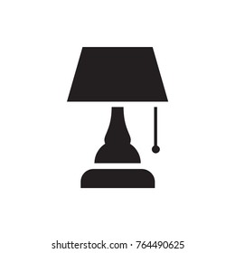 table lamp icon illustration isolated vector sign symbol
