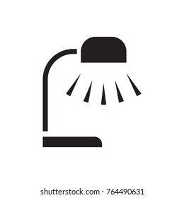table lamp icon illustration isolated vector sign symbol