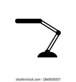 Table lamp icon, logo isolated on white background