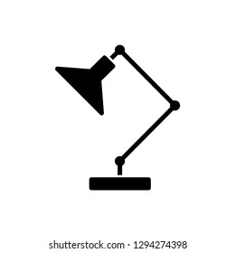 table lamp icon logo template
