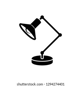 table lamp icon logo template