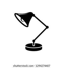 table lamp icon logo template