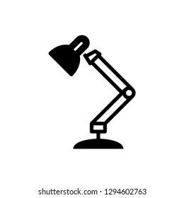 table lamp icon logo template