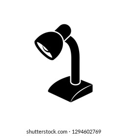 table lamp icon logo template