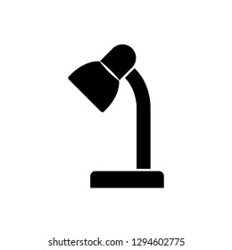 table lamp icon logo template