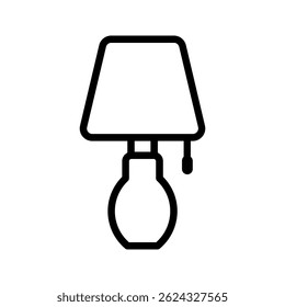 table lamp icon. for mobile concept color editable