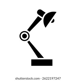 Table Lamp icon on white background