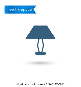 table lamp. table lamp icon. sign design. Vector EPS 10.