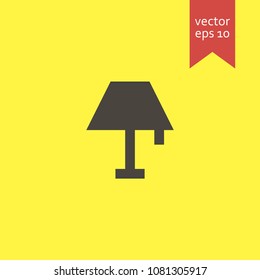 table lamp. table lamp icon. sign design. Vector EPS 10