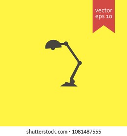 table lamp. table lamp icon. sign design. Vector EPS 10