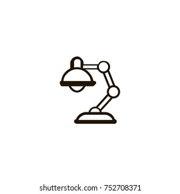 table lamp icon. sign design