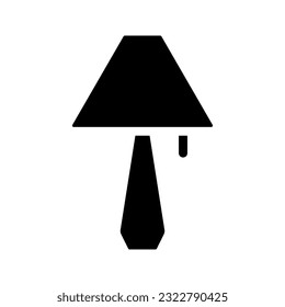 Table Lamp icon. sign for mobile concept and web design. vector illustration