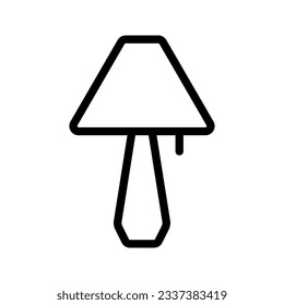 Table Lamp icon. sign for mobile concept and web design. vector illustration
