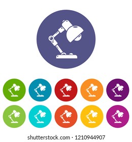 Table lamp icon. Simple illustration of table lamp vector icon for web