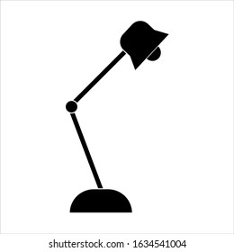 Table lamp icon. Simple vector illustration.