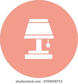 Table Lamp Icon Symbol Art Sign
