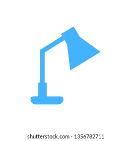 Table lamp icon - vector