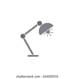 table lamp icon vector